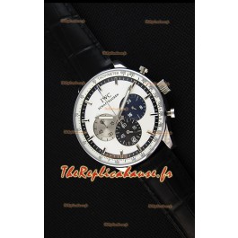 Montre IWC Schaffhausen japonnaise Réplique à mouvement à Quartz avec Cadran Blanc 