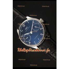 IWC IW500703 Portugieser Swiss 1:1 Reproduction de Montre Miroir avec Cadran Noir - Version 2016 Mise à Jour