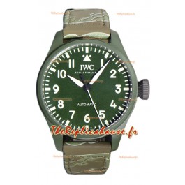 IWC Big Pilot's Top Gun Woodland Edition 43MM Boîtier céramique Réplique Montre Suisse 