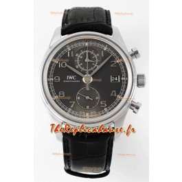IWC Portugieser Chronograph Classic IW390404 Cadran Gris Réplique Montre Suisse