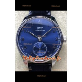 IWC Portugieser Super Clone automatique 41 IW358305 Cadran bleu dans boîte acier