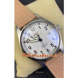 IWC Pilot Mark XVIII IW327002 Réplique Suisse Miroir 1:1 avec cadran blanc 