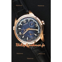 Jaeger-LeCoultre Polaris Geographic Or Rose Montre Réplique Suisse - 904847J