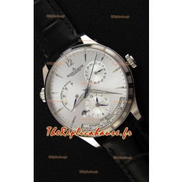 Montre Jaeger LeCoultre Master Geographic Suisse Réplique Boîtier de réserve de batterie en acier, Cadran en acier 