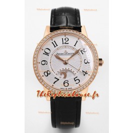 Jaeger-LeCoultre Rendez-Vous Acier Jour et Nuit Or Rose Miroir 1:1 Montre Suisse