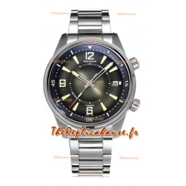 Jaeger LeCoultre Polaris Date Cadran vert Bracelet acier Montre réplique 1:1 42MM