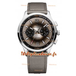 Jaeger LeCoultre Polaris Q902843J Chronographe Cadran Gris Bracelet Nylon Réplique Montre Suisse 
