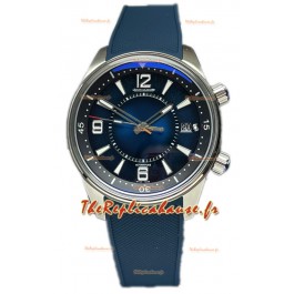 Jaeger LeCoultre Polaris Date Cadran bleu Bracelet caoutchouc Montre réplique 1:1 42MM