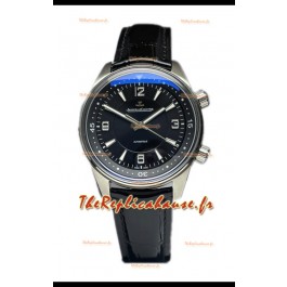 Jaeger LeCoultre Polaris Automatic Cadran noir Boîtier acier 41MM Réplique Montre Suisse