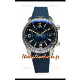 Jaeger LeCoultre Polaris Date Cadran bleu Bracelet caoutchouc Montre réplique 1:1 42MM