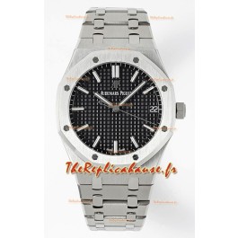 Audemars Piguet Royal Oak 15500 41MM Cadran Noir 904L Acier Mouvement CALIBRE 4302 Réplique Miroir 1:1