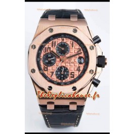 Audemars Piguet Royal Oak Offshore Cadran Champange Chronographe Miroir 1:1 Réplique Montres - 904L Acier 