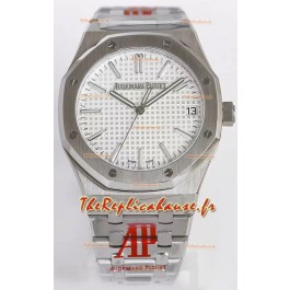 Audemars Piguet Royal Oak 15510 41MM Cadran Blanc 904L Acier CALIBRE 4302 Mouvement 1:1 Miroir Réplique