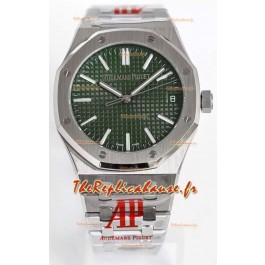 Audemars Piguet Royal Oak 15510 41MM Cadran Vert 904L Acier CALIBRE 4302 Mouvement 1:1 Miroir Réplique