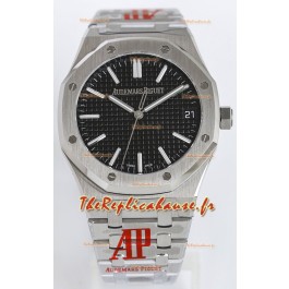 Audemars Piguet Royal Oak 15510 41MM Cadran Noir 904L Acier CALIBRE 4302 Mouvement 1:1 Miroir Réplique