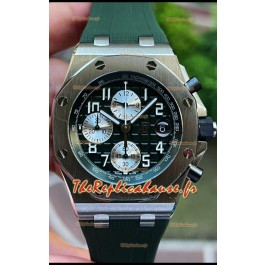 Audemars Piguet Royal Oak Offshore Cadran Noir Chronographe Miroir 1:1 Réplique Montres - 904L Acier 