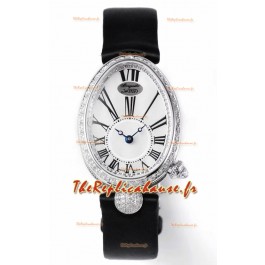 Réplique montre Breguet Reine de Naples pour femmes en acier inoxydable, édition suisse 1:1 