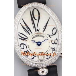 Montre Breguet Reine de Naples pour femme en acier inoxydable, édition suisse réplique 1:1 