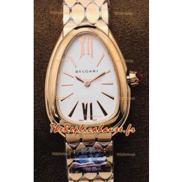 Bvlgari Serpenti Seduttori Edition Montre en Or Rose - Réplique Miroir 1:1