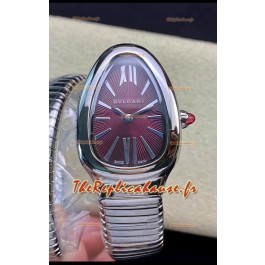 Réplique de Montre Bvlgari Serpenti Edition en Acier Inoxydable - Qualité Miroir 1:1
