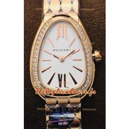 Bvlgari Serpenti Seduttori Edition Montre en Or Rose - Réplique Miroir 1:1