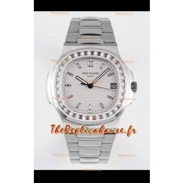 Patek Philippe Nautilus 5711/1A Cadran Blanc 1:1 Miroir Réplique Suisse en Acier 904L 
