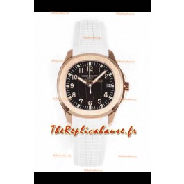 Patek Philippe Aquanaut 5167R Réplique Montres Or Rose 1:1 Miroir - Cadran Noir