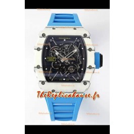 Richard Mille RM35-01 Rafael Nadal - Boîtier en fibre de carbone avec montre Super Clone Tourbillon Authentique 