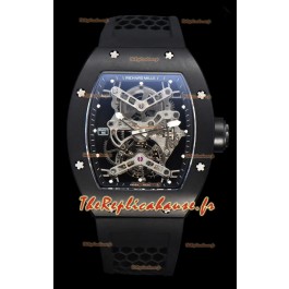 Richard Mille RM027 Rafael Nadal Boîtier en Titane avec Super Clone Mouvement Tourbillon Suisse Authentique