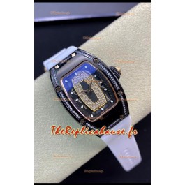Richard Mille RM-07-01 Diamants Cadran Céramique Noir Dames Réplique Suisse 1:1 