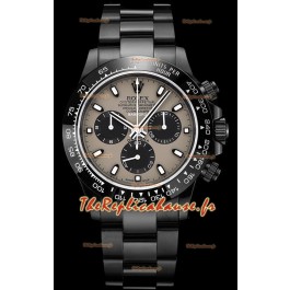 Rolex Daytona Blaken 1:1 Réplique Miroir Suisse Cadran Gris Mouvement Cal.4130 (AVEC BOÎTE) 