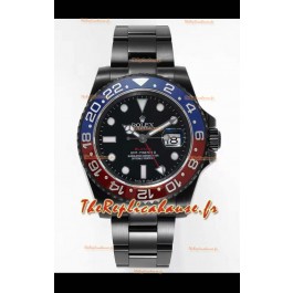 Rolex GMT Masters II REF.126710BLRO PEPSI BLAKEN Réplique Suisse - Acier 904L avec revêtement DLC
