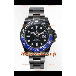 Rolex GMT Masters II REF.126710BLRO Batman BLAKEN Réplique Suisse - Acier 904L avec revêtement DLC