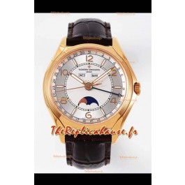 Vacheron Constantin Fiftysix Edition Montre Or Rose 904L Acier Miroir 1:1 Réplique Cadran Acier 