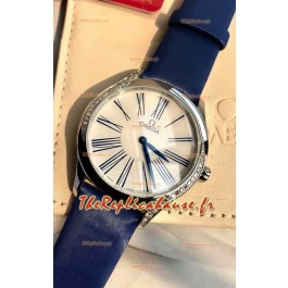 Omega De Ville Tresor Edition Montre Suisse à Quartz 36MM Boîtier Acier Cadran Blanc