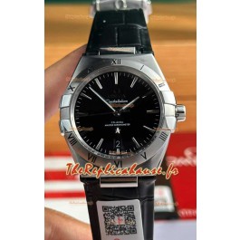 Omega Co-Axial Constellation 39MM 904L Cadran noir Réplique miroir 1:1