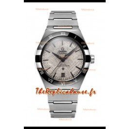 Omega Co-Axial Constellation Acier inoxydable Cadran Météorite Réplique miroir 1:1 41MM