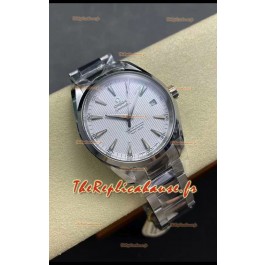 Omega Aqua Terra 150M Cadran Blanc 904L Boîtier Acier Cadran Blanc Réplique miroir 1:1 41MM 