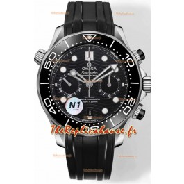 Omega Seamaster Co-Axial Master Chronograph en acier inoxydable cadran noir 44MM Réplique miroir 1:1