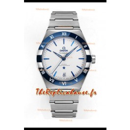 Omega Co-Axial Constellation Inox Cadran Vert Blanc Réplique miroir 1:1 41MM