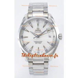 Omega Aqua Terra 150M Cadran Blanc 904L Boîtier Acier Réplique miroir 1:1 41MM 