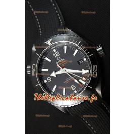 Omega Seamaster Planet Ocean Deep Black GMT 45.5MM 1:1 Montre Réplique Miroir 