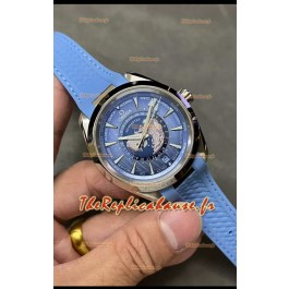 Omega Seamaster Aquaterra 150M Worldtimer Summer Blue Montre réplique miroir 1:1