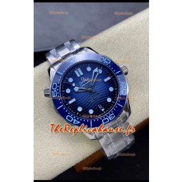Omega Seamaster 300M Summer Blue Swiss 904L Acier Réplique miroir 1:1