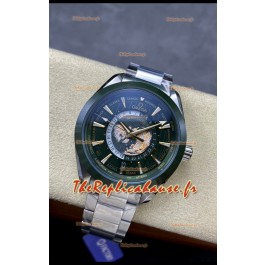 Omega Seamaster Aquaterra 150M Worldtimer Cadran noir Réplique Montre Suisse 1:1 
