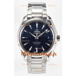 Montre Omega Aqua Terra Super Clone 150M Cadran Bleu Boîtier Acier 904L 41MM 