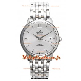 Omega De Ville Co-Axial Chronometer 36.8MM Montre Suisse Réplique avec cadran argenté 