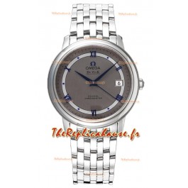 Omega De Ville Co-Axial Chronometer 36.8MM Montre Suisse Réplique avec cadran gris foncé 