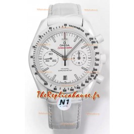 Omega Speedmaster Super Clone White Side of the Moon Montre à boîtier céramique 