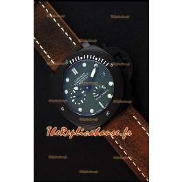 Montre Panerai Luminor Submersible Japonnaise Réserve de batterie PVD Répliquée